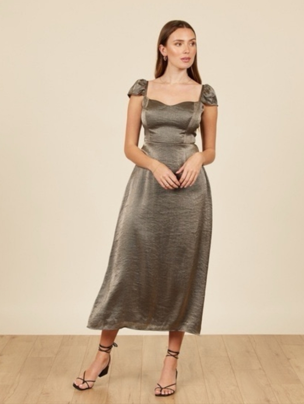 Park & Fifth Black Satin Long Evening Dress Size XL